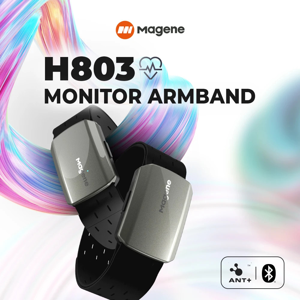 Dual Monitor Stand - Magene H803 Bracciale per frequenza cardiaca