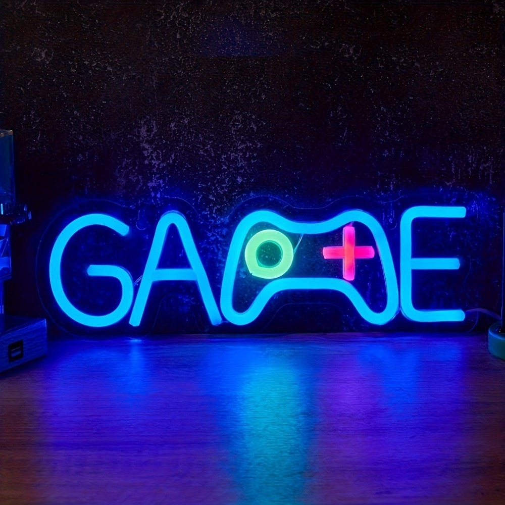 Esports Gaming Setup - Insegna LED Neon GAME con Controller
