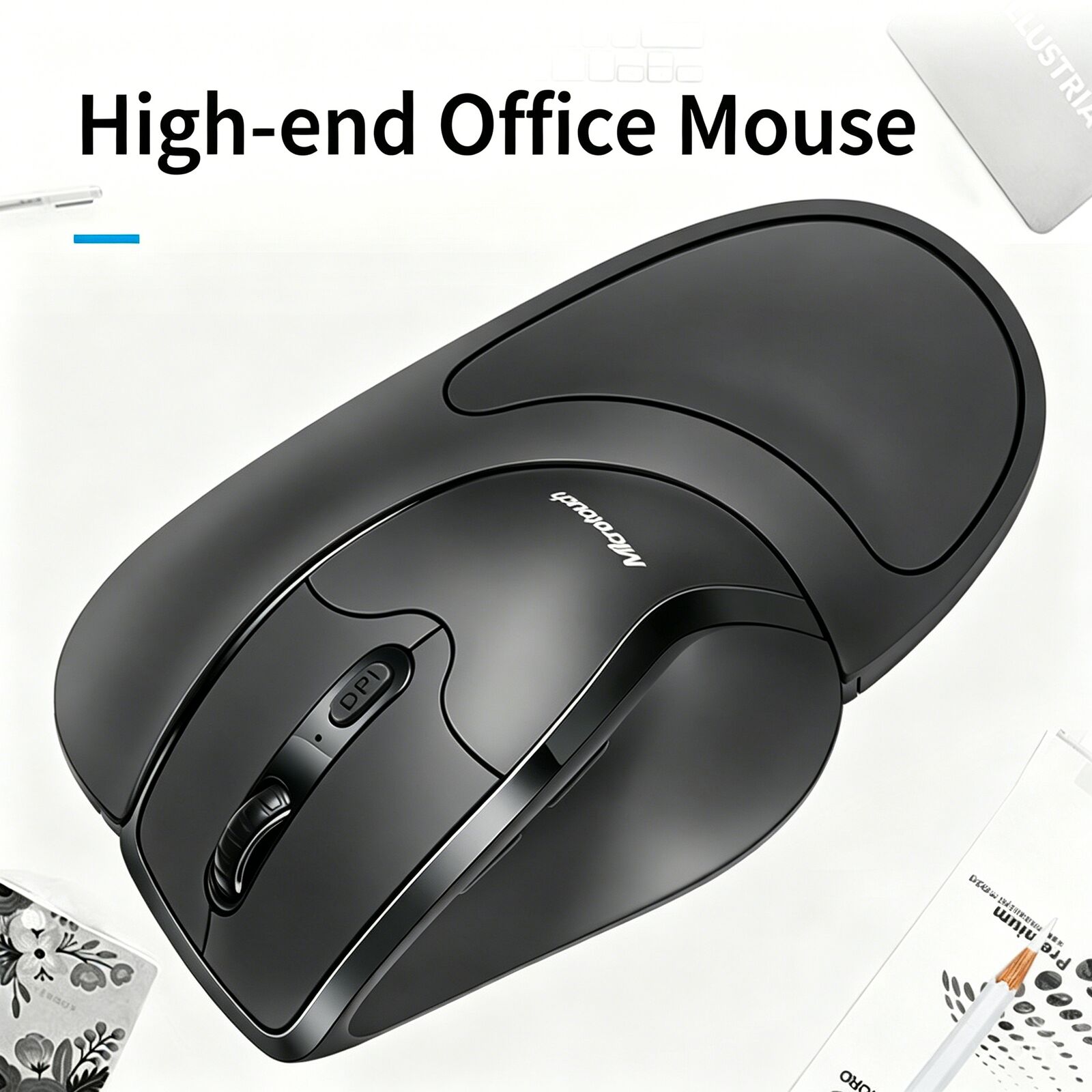 Esports Gaming Mouse Weight Adjustable - Mouse ottico ergonomico verticale wireless da
