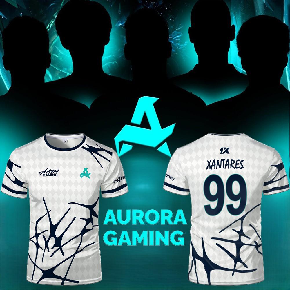 Esports Gaming Teams - Team Esports Aurora Gaming Jersey T-shirt