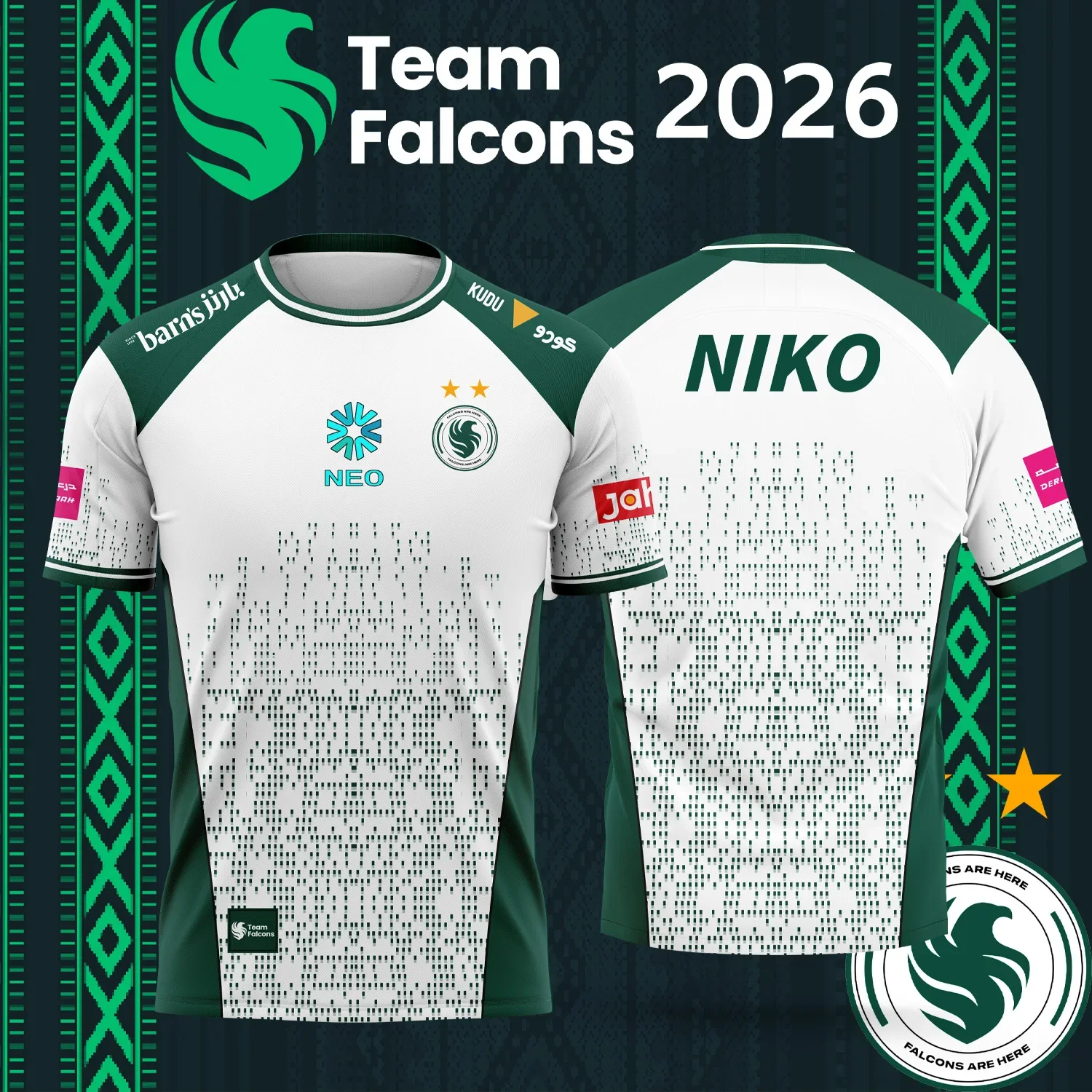Esports Gaming Teams - Nuova Maglia 2026 TEAM Falcons per