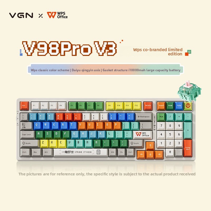 Esports Gaming Brands - Tastiera Meccanica Personalizzata VGN V98Pro V3