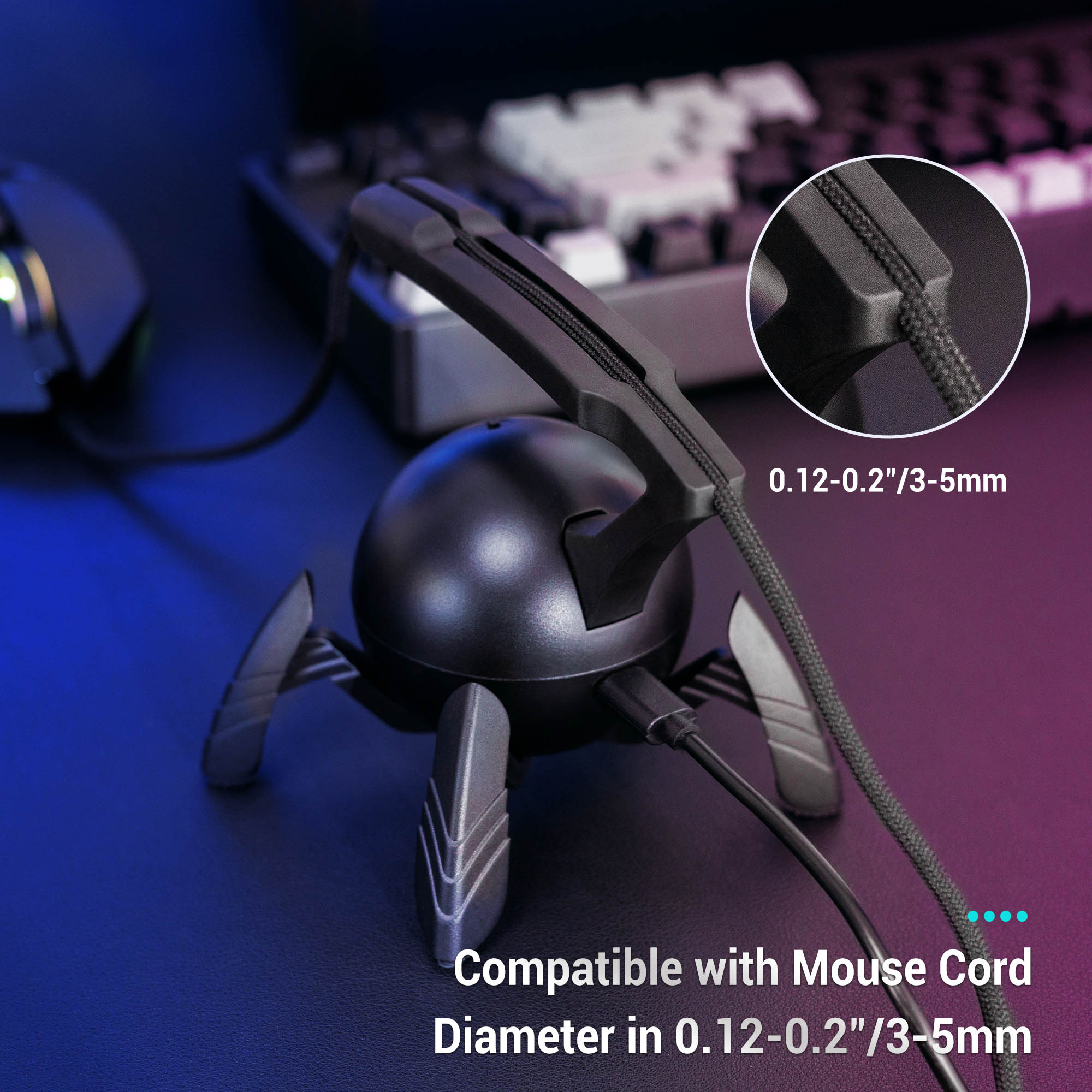 Gestione dei cavi del mouse da - Esports And Gaming Management recensione e prezzo