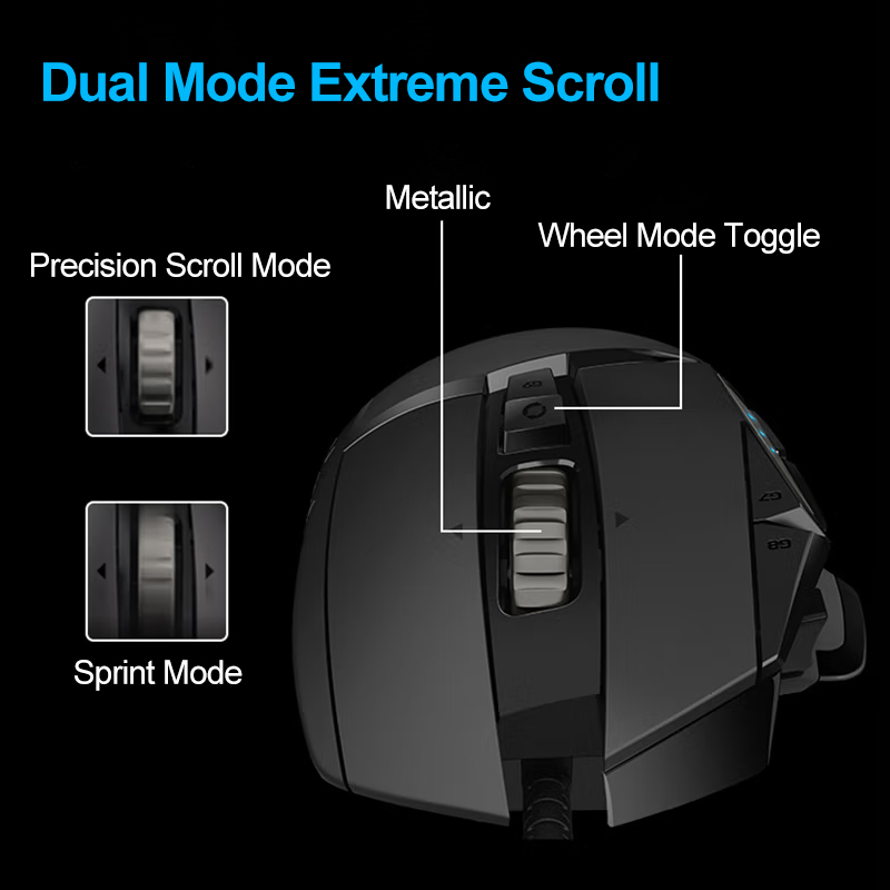 Mouse da Gaming Logitech G502  - Esports Gaming Mouse Weight Adjustable recensione e prezzo