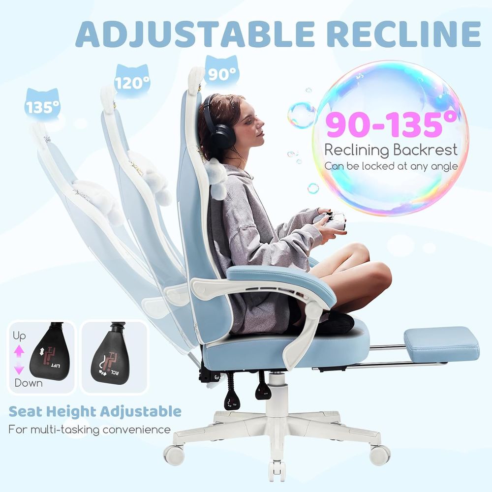 Sedia da Gaming Ergonomica Blu - Gaming & Esports District recensione e prezzo