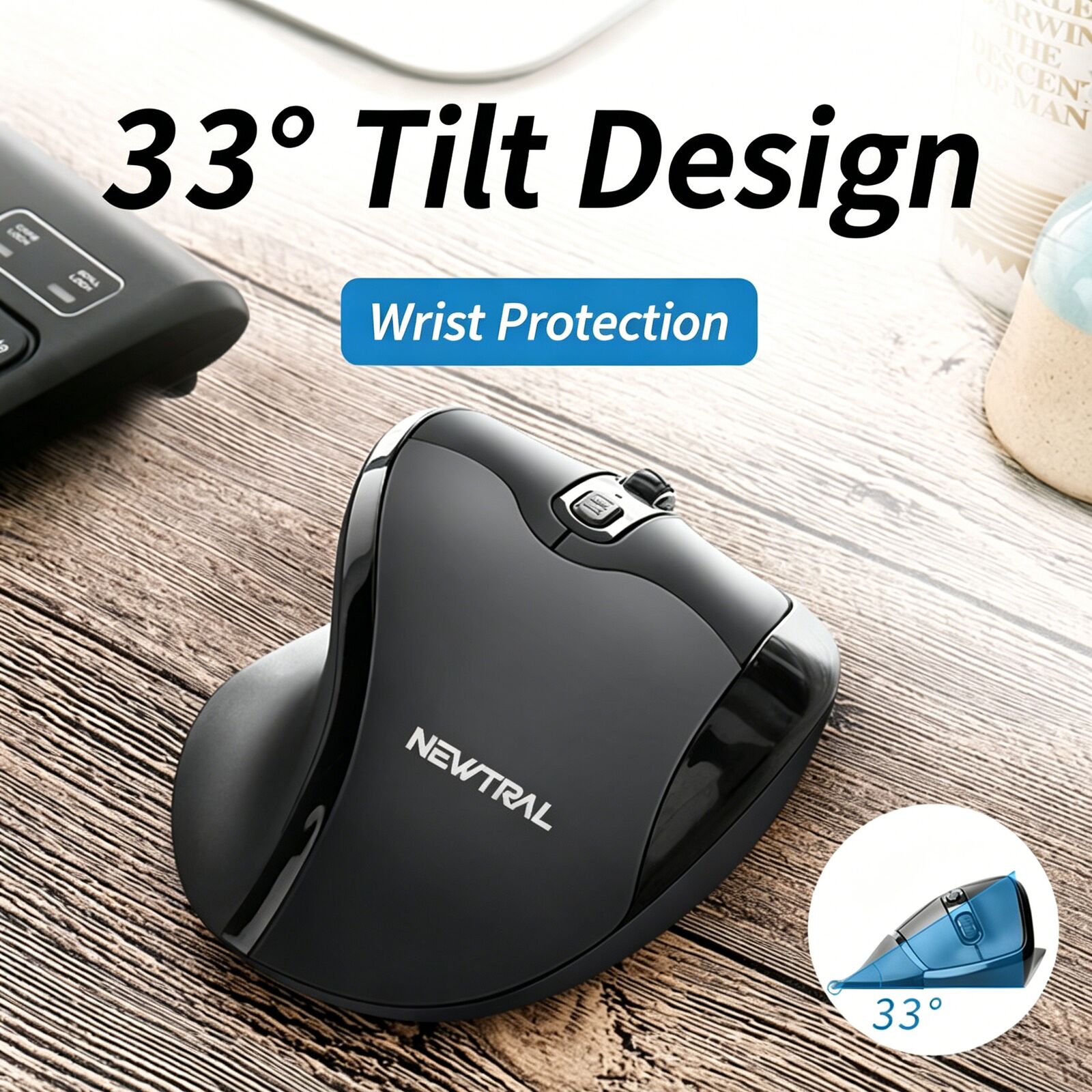 Mouse ottico ergonomico vertic - Esports Gaming Mouse Weight Adjustable recensione e prezzo