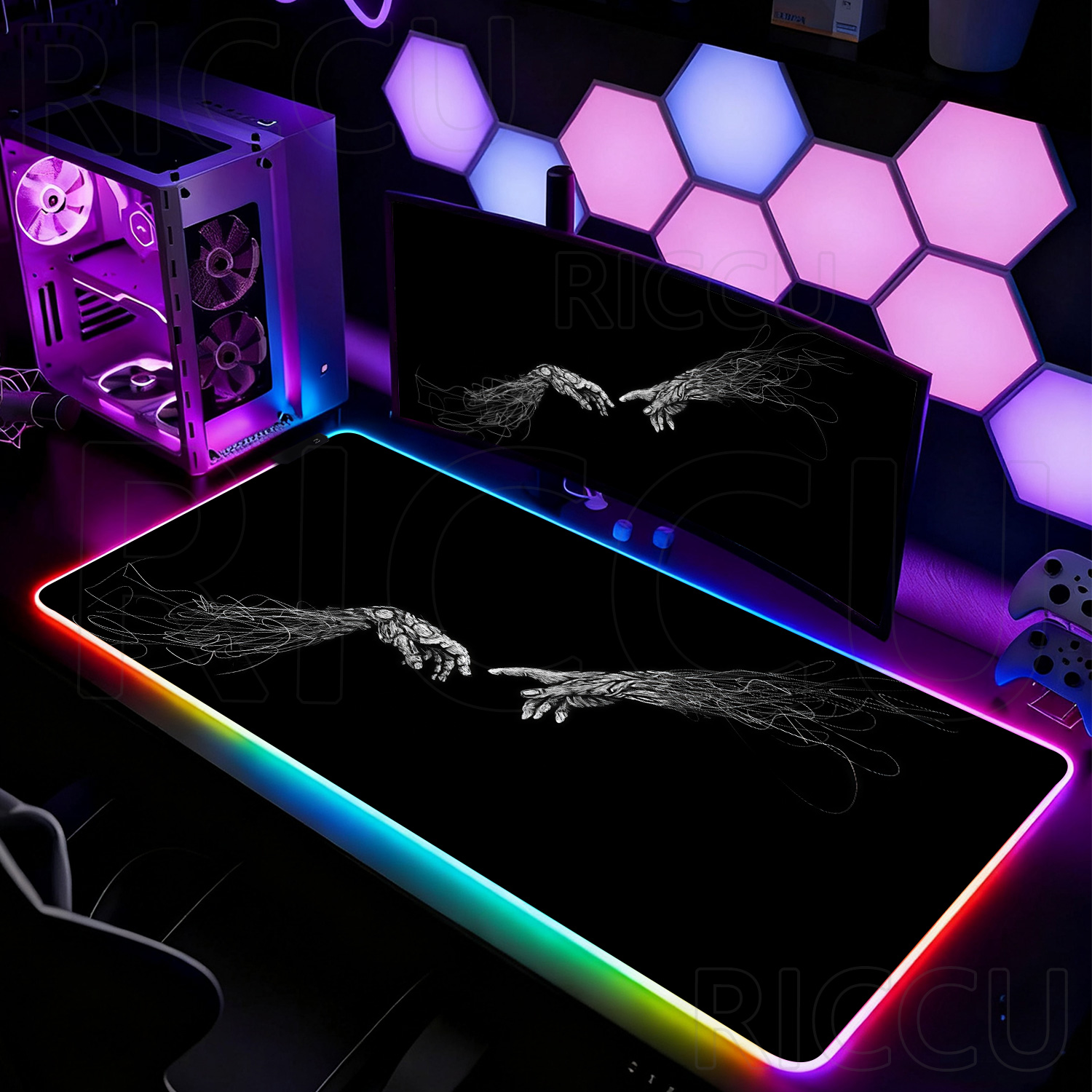 Tappetino per Mouse RGB XXL HD - Esports Gaming Setup recensione e prezzo