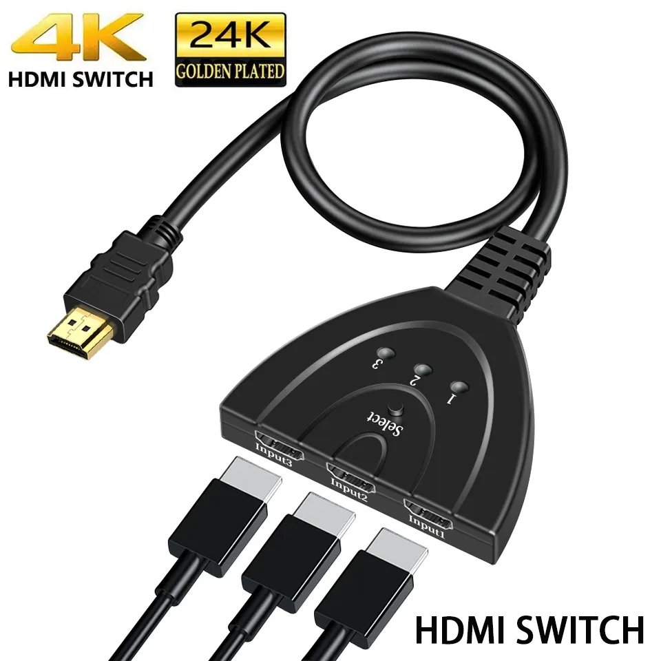 Switch HDTV 3 in 1 4k Splitter - Esports Gaming Hub recensione e prezzo