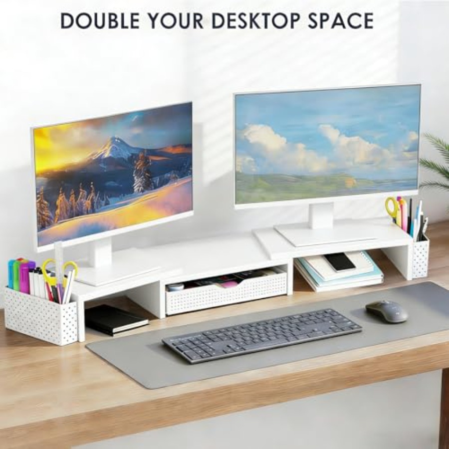 Organizzatori e Accessori da S - Dual Monitor Stand recensione e prezzo